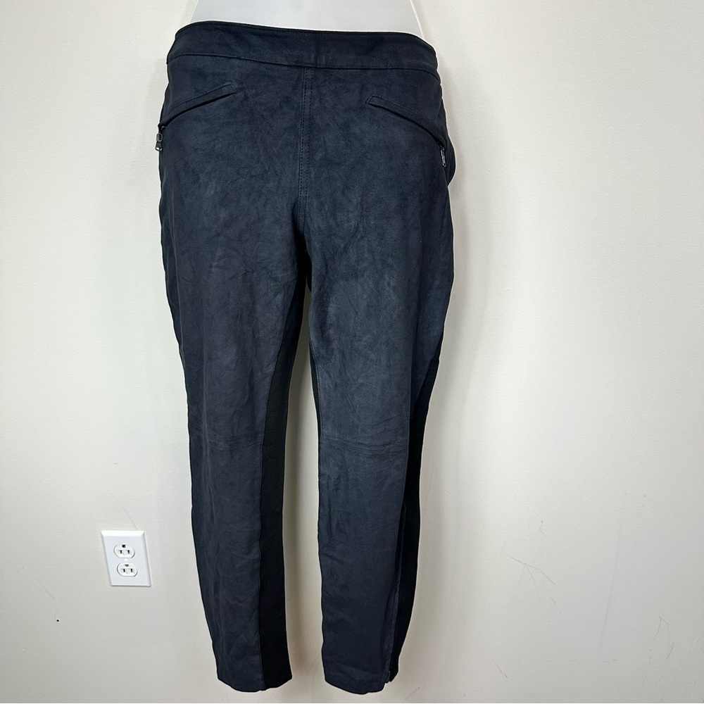 Zara Black Textured Pants in Size XL
